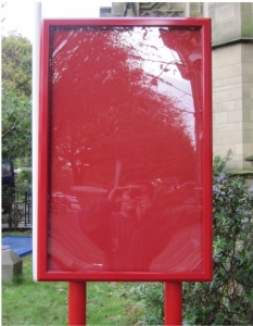 Storm Post Mounted Notice Boards